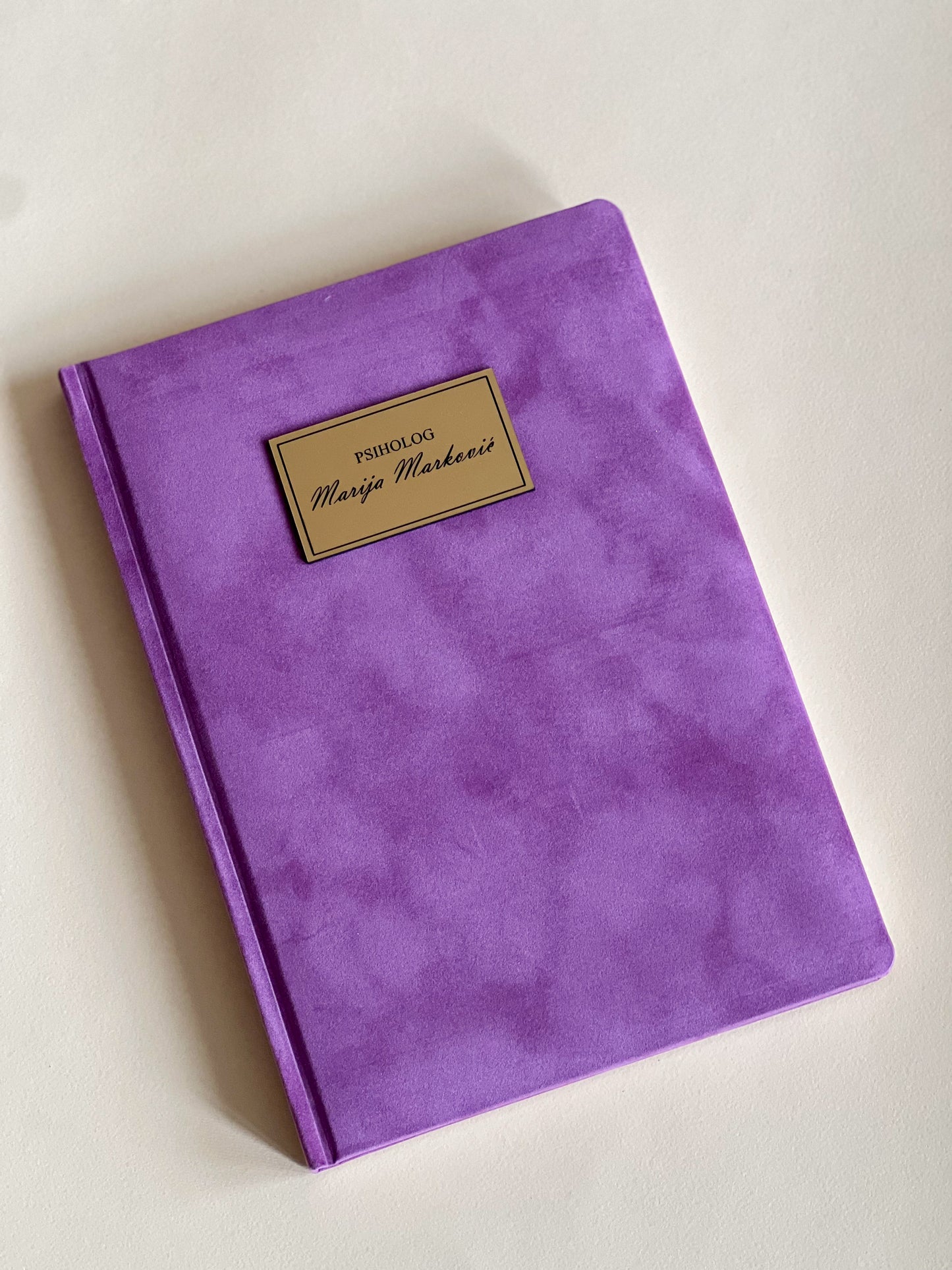 Pliš rokovnik B5 | Majestic Violet