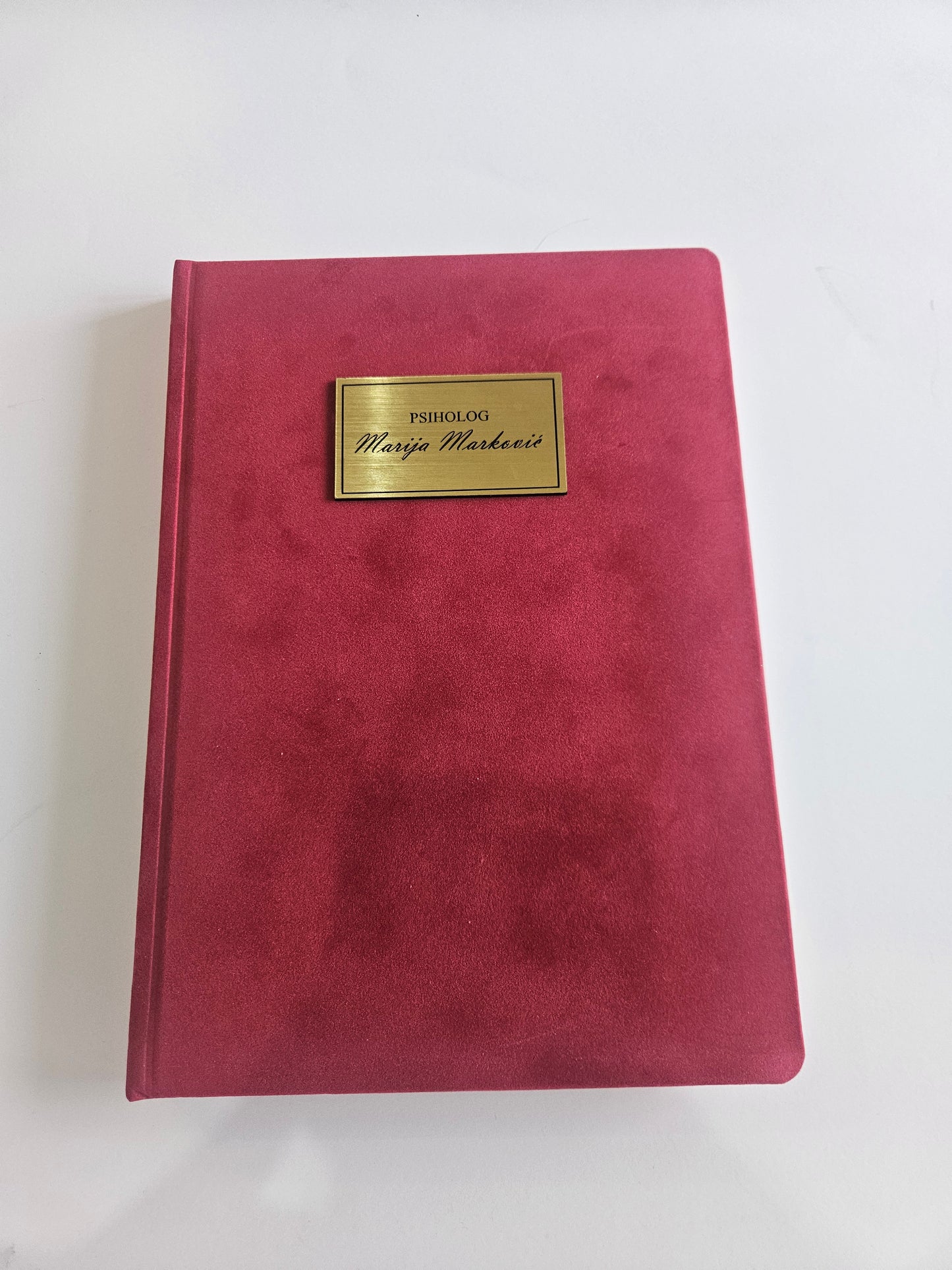 Pliš rokovnik B5 | Luna Rose