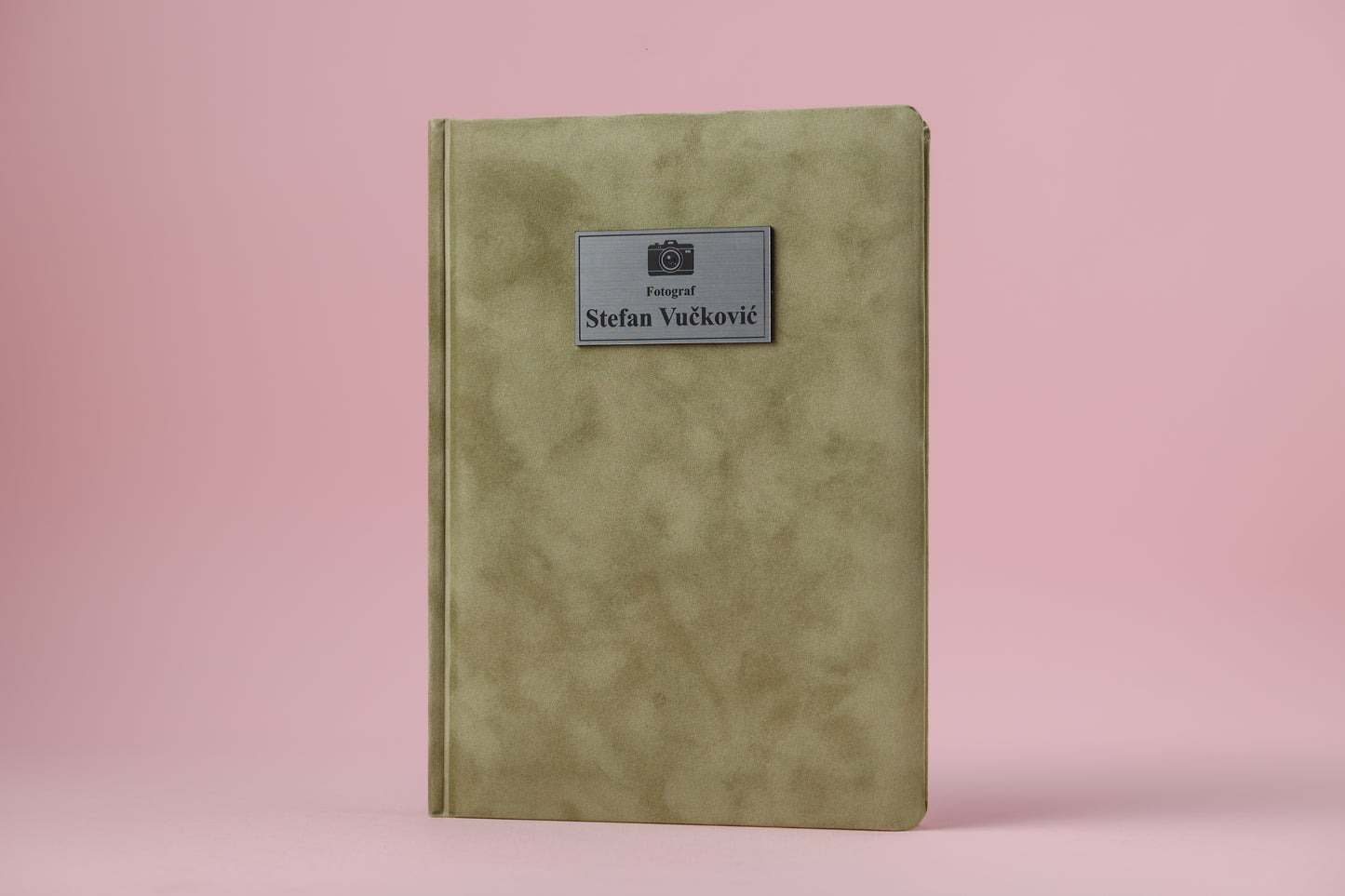 Pliš rokovnik B5 | Olive