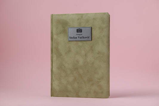 Pliš rokovnik B5 | Olive