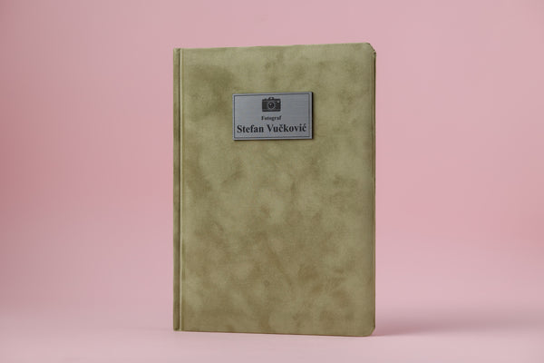 Pliš rokovnik B5 | Olive