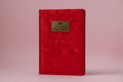 Pliš rokovnik B5 | Luna Rose