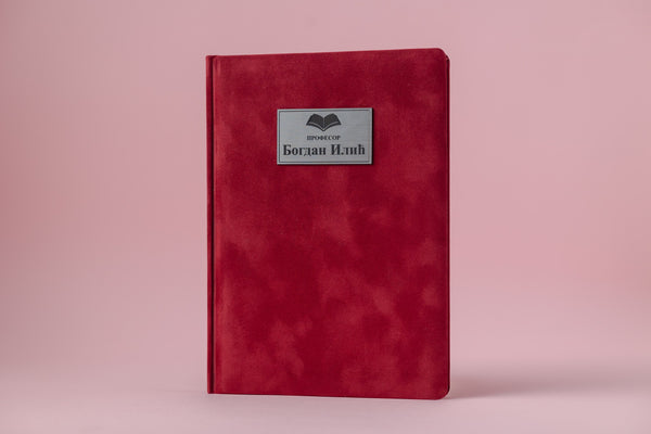 Pliš rokovnik B5 | Velvet Touch