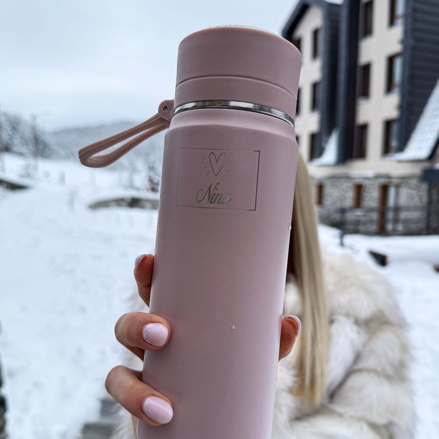 POWDER PINK TERMOS